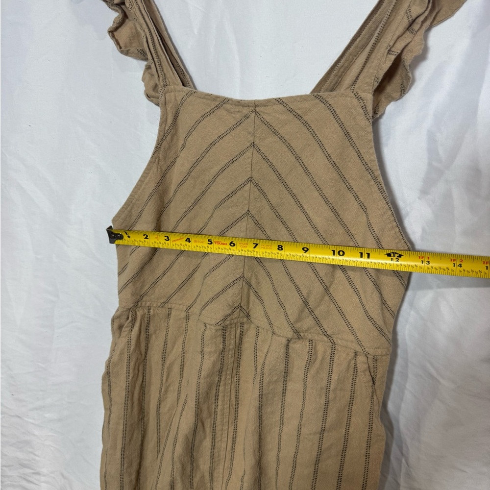 Orange Creek Tan Striped Midi Dress | Women’s Small - Picture 10 of 12